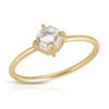 Rose Cut Diamond Solitaire Ring 90