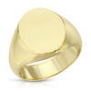 Solid Oval Signet Ring 40C