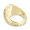 Solid Oval Signet Ring 40C view 2