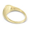 Solid Oval Signet Ring Small 40D view 2