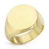 Solid Round Signet Ring 40A