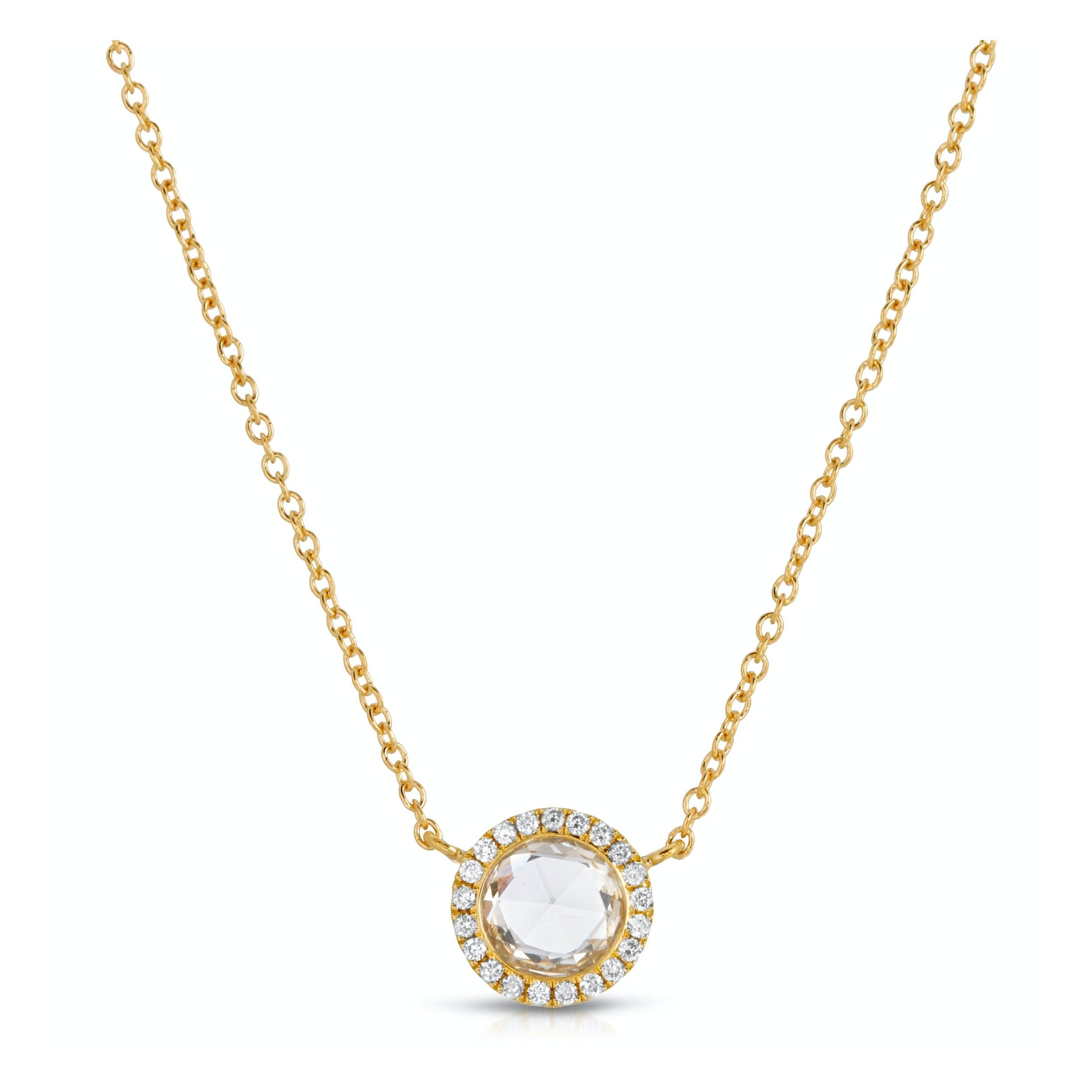 round-rose-cut-diamond-solitaire-halo-necklace